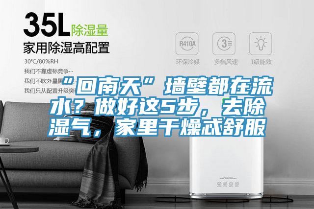 “回南天”墻壁都在流水？做好這5步，去除濕氣，家里干燥忒舒服