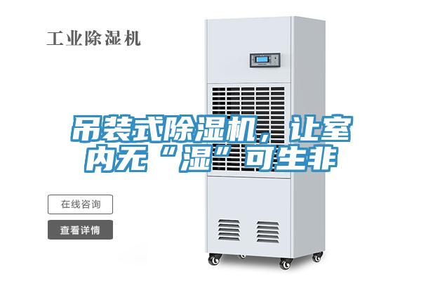 吊裝式除濕機，讓室內無“濕”可生非