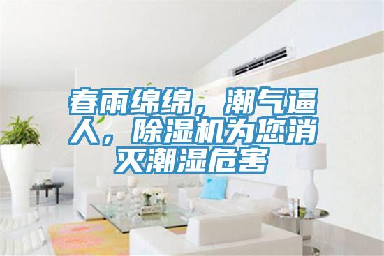 春雨綿綿，潮氣逼人，除濕機為您消滅潮濕危害