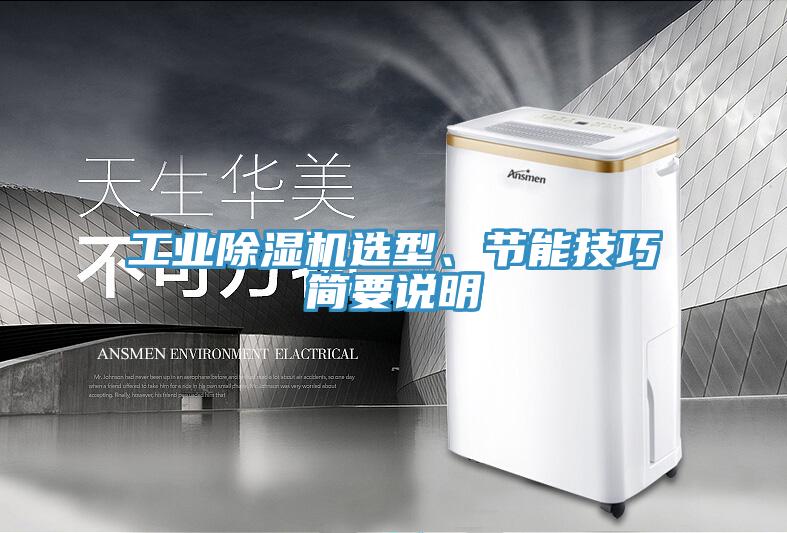 工業除濕機選型、節能技巧簡要說明