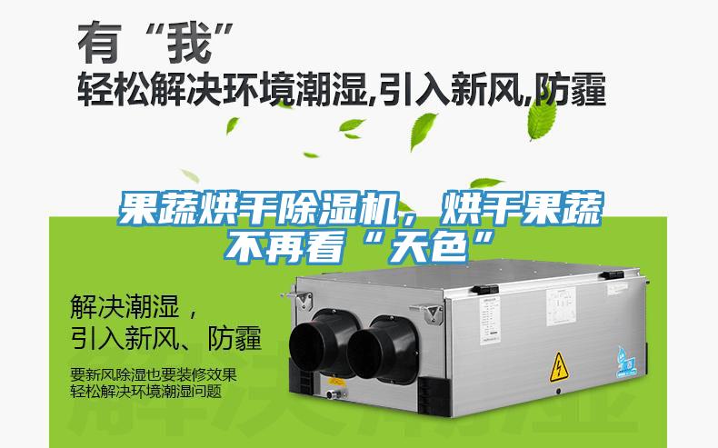 果蔬烘干除濕機(jī)，烘干果蔬不再看“天色”