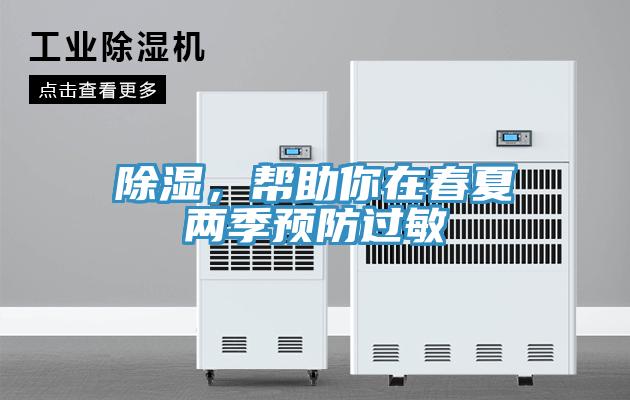 除濕，幫助你在春夏兩季預防過敏