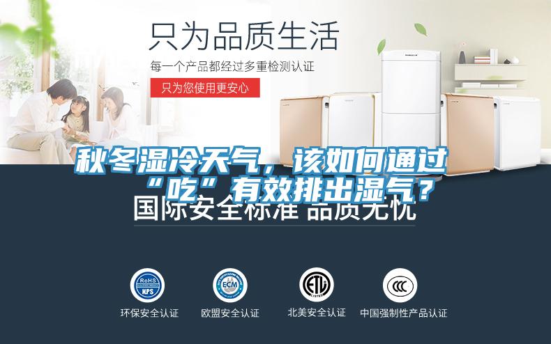 秋冬濕冷天氣，該如何通過“吃”有效排出濕氣？