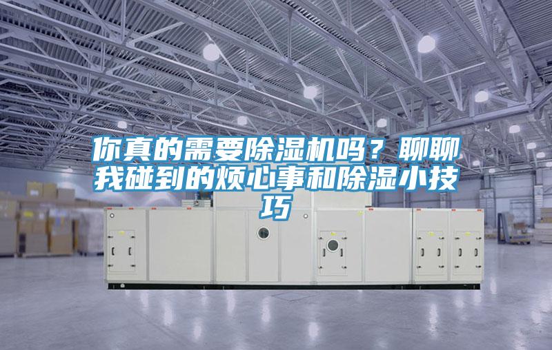 你真的需要除濕機嗎？聊聊我碰到的煩心事和除濕小技巧