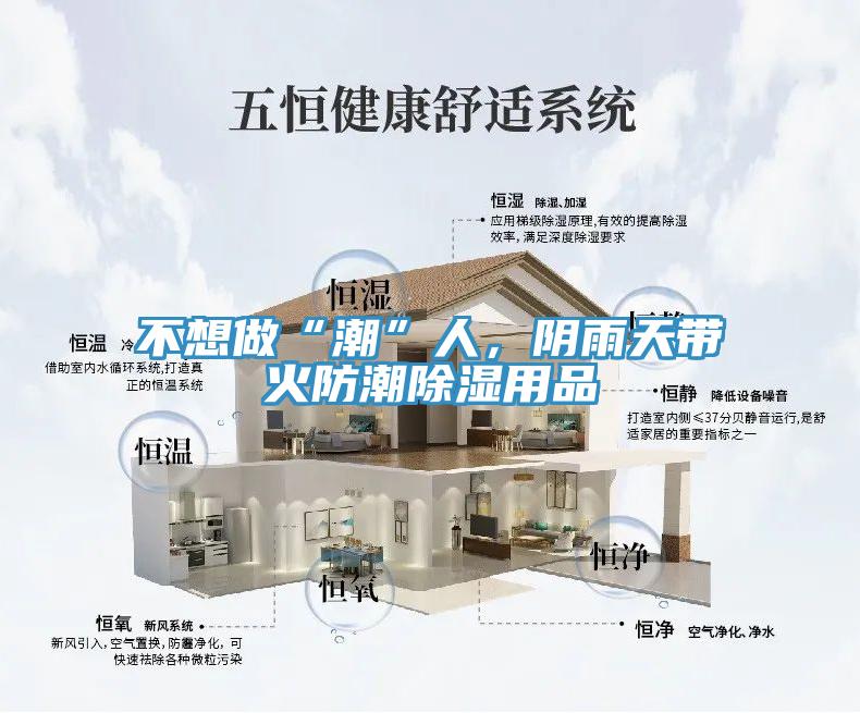不想做“潮”人，陰雨天帶火防潮除濕用品