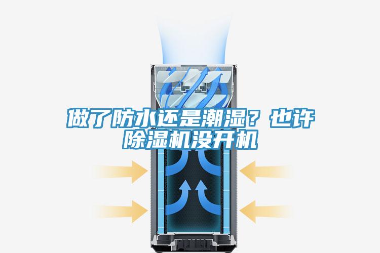 做了防水還是潮濕？也許除濕機沒開機