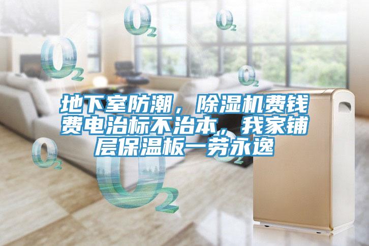 地下室防潮，除濕機費錢費電治標不治本，我家鋪層保溫板一勞永逸