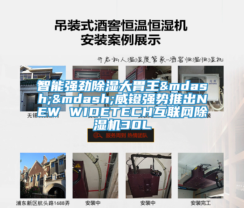 智能強勁除濕大胃王&mdash;&mdash;威鐙強勢推出NEW WIDETECH互聯(lián)網(wǎng)除濕機30L