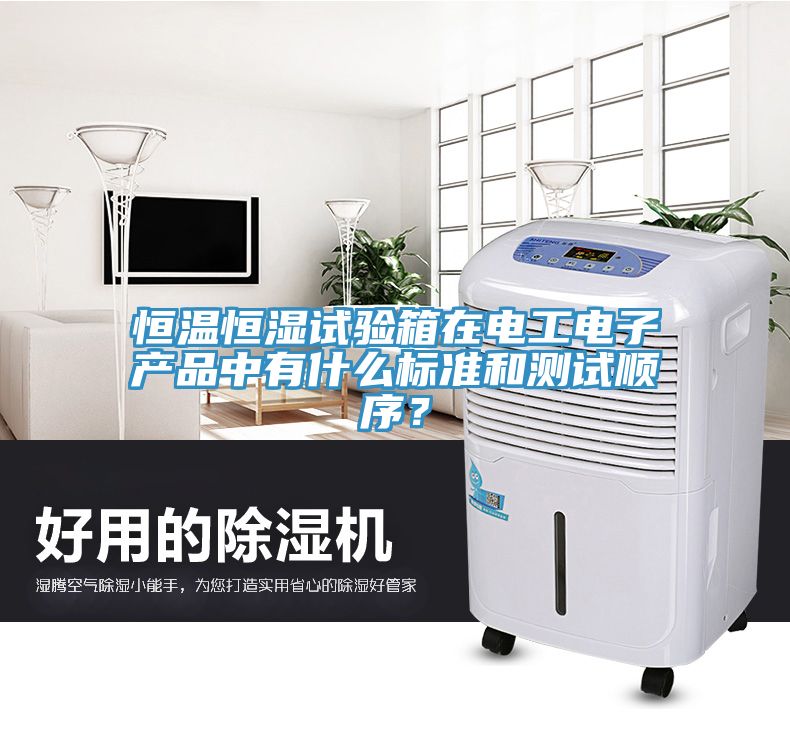 恒溫恒濕試驗箱在電工電子產(chǎn)品中有什么標準和測試順序？
