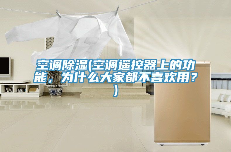 空調除濕(空調遙控器上的功能，為什么大家都不喜歡用？)