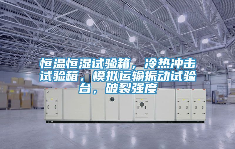 恒溫恒濕試驗箱，冷熱沖擊試驗箱，模擬運輸振動試驗臺，破裂強度
