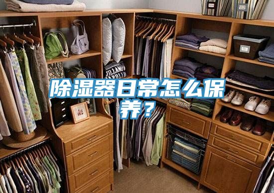 除濕器日常怎么保養？