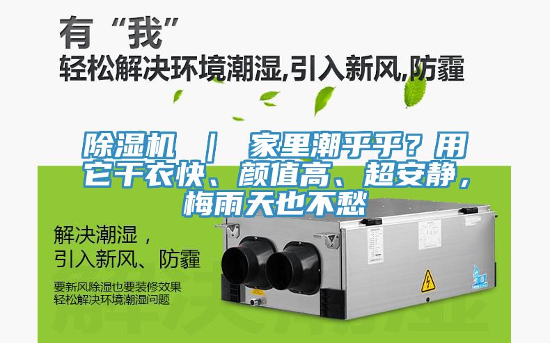 除濕機(jī) ｜ 家里潮乎乎？用它干衣快、顏值高、超安靜，梅雨天也不愁