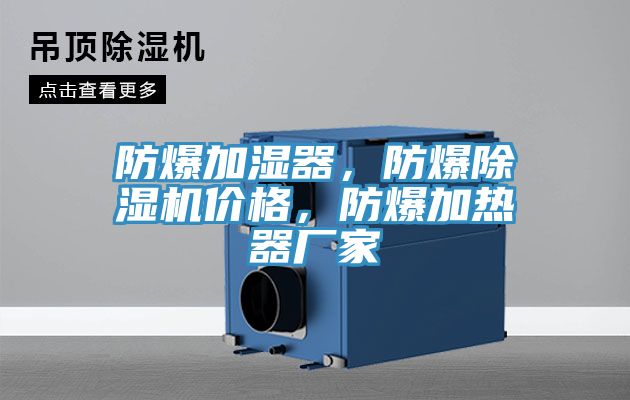 防爆加濕器，防爆除濕機(jī)價(jià)格，防爆加熱器廠家