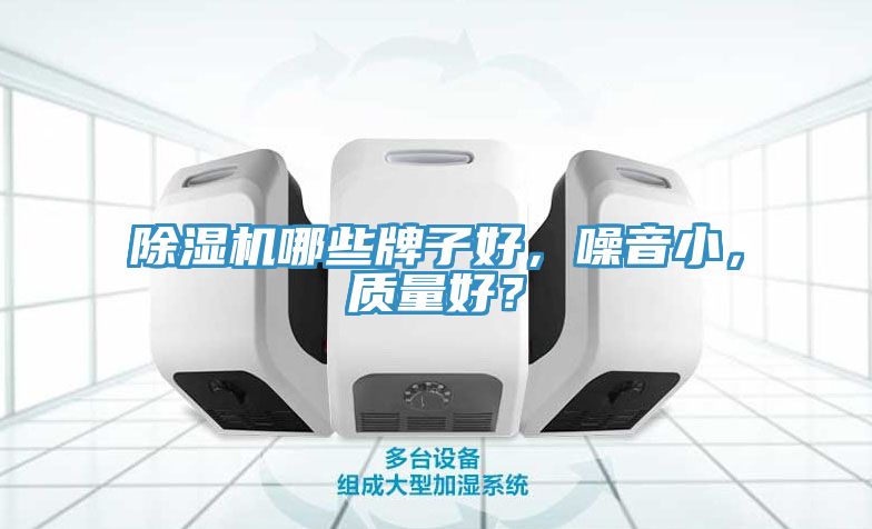 除濕機哪些牌子好，噪音小，質量好？